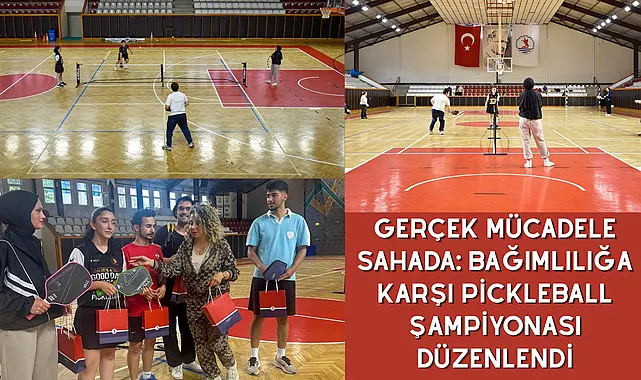 Gerçek mücadele sahada: Bağımlılığa karşı Pickleball şampiyonası düzenlendi