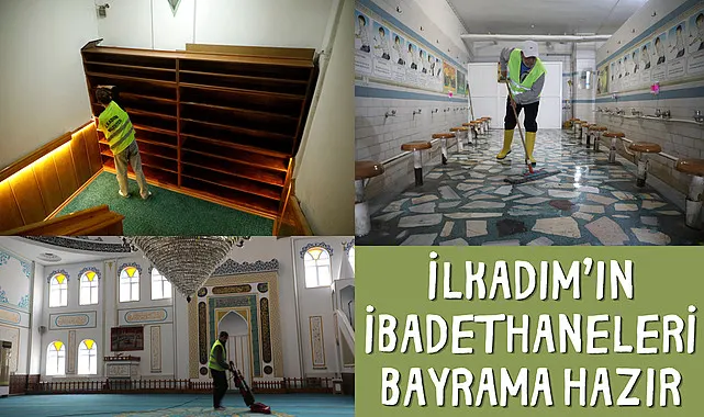 İlkadım’ın İbadethaneleri Bayrama Hazır