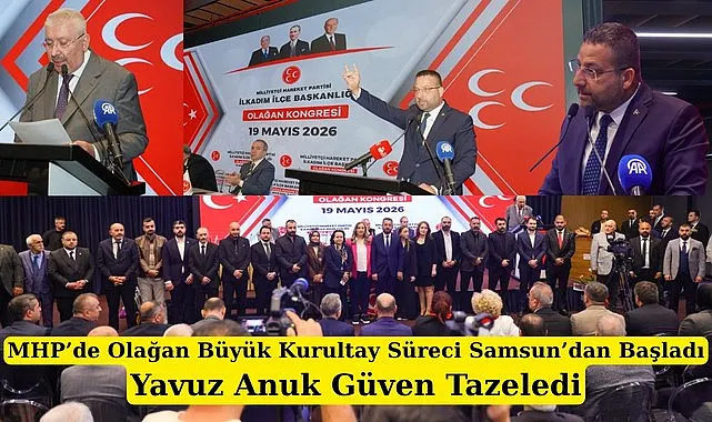 MHP Kurultay Sürecini İlkadım'da başlattı, Yavuz Anuk Güven Tazeledi