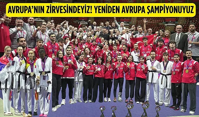 Para Taekwondo Milli Takımımız Yeniden Avrupa Şampiyonu