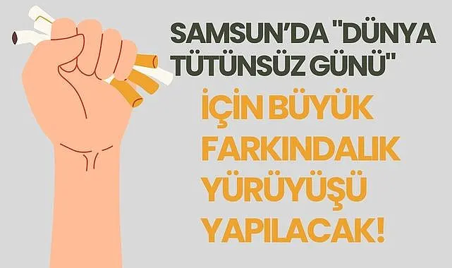 Samsun'da 1 Haziran Pazartesi günü Bando Eşliğinde Farkındalık Yürüyüşü Yapılacak!