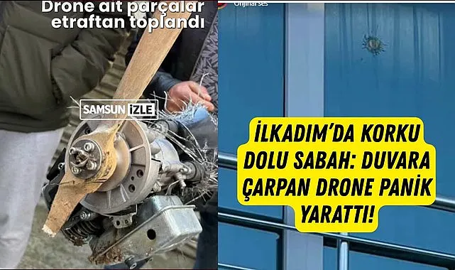 Samsuna Drone mu düştü! Patlama Sesi Sanıldı, Bakın Ne Çıktı!