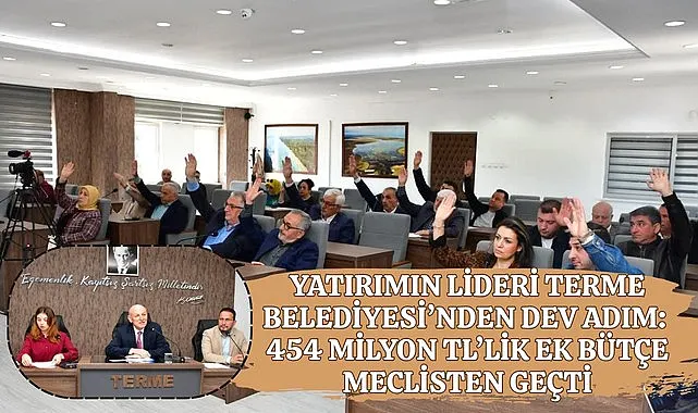 Terme Belediyesi'nden Dev Yatırım