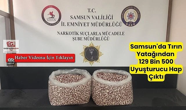 Samsun'da narkotik ekiplerinin dikkati yüklü miktarda uyuşturucunun piyasaya sürülmesini engelledi