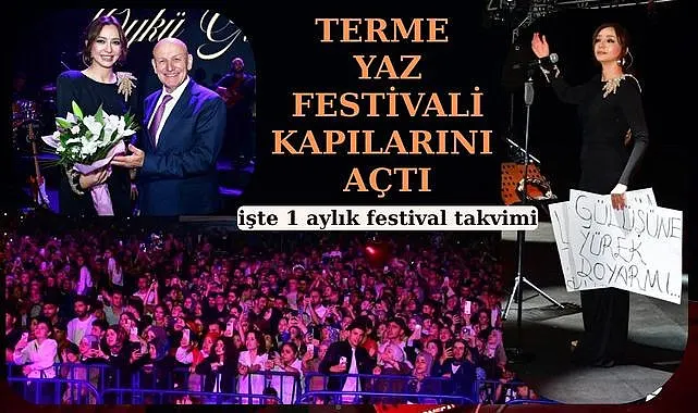 Terme Yaz Festivali renkli etkinliklerle başladı