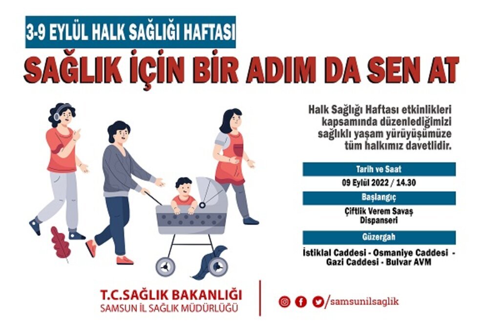 Samsun'da bugün yürüyüş var!