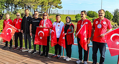 Samsun'da 100. Yıl Adalet Spor Oyunları Etkinliği Bayrak Yürüyüşü
