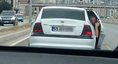 Samsun'da kapıyı açıp video çektiler, cezasız kalmadı!