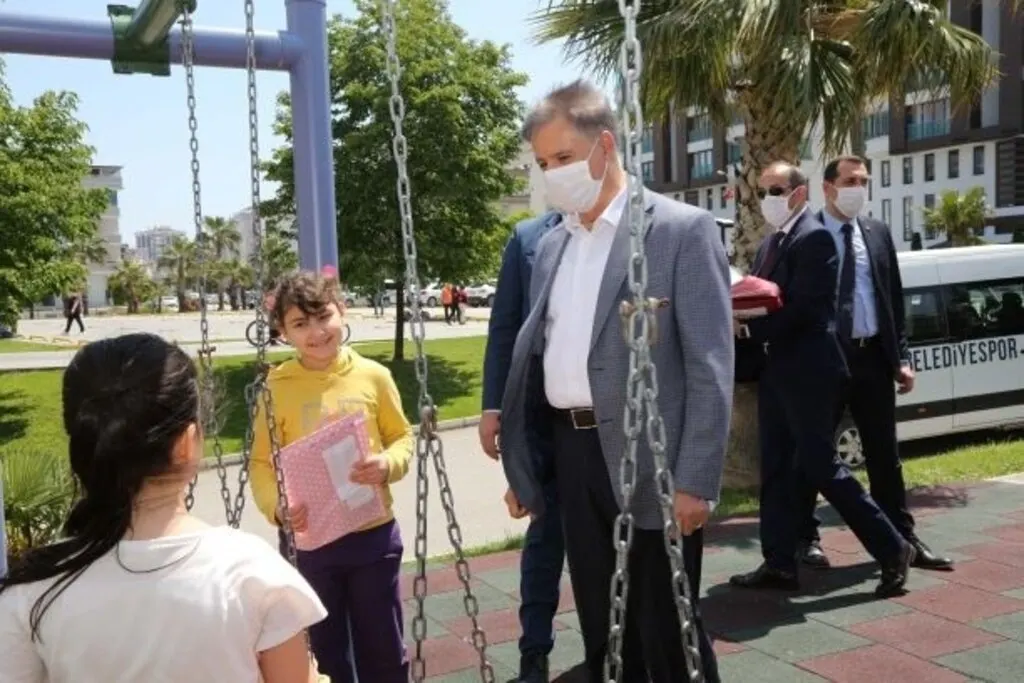 Atakum Parklarında Yeniden Çocuk Sesleri