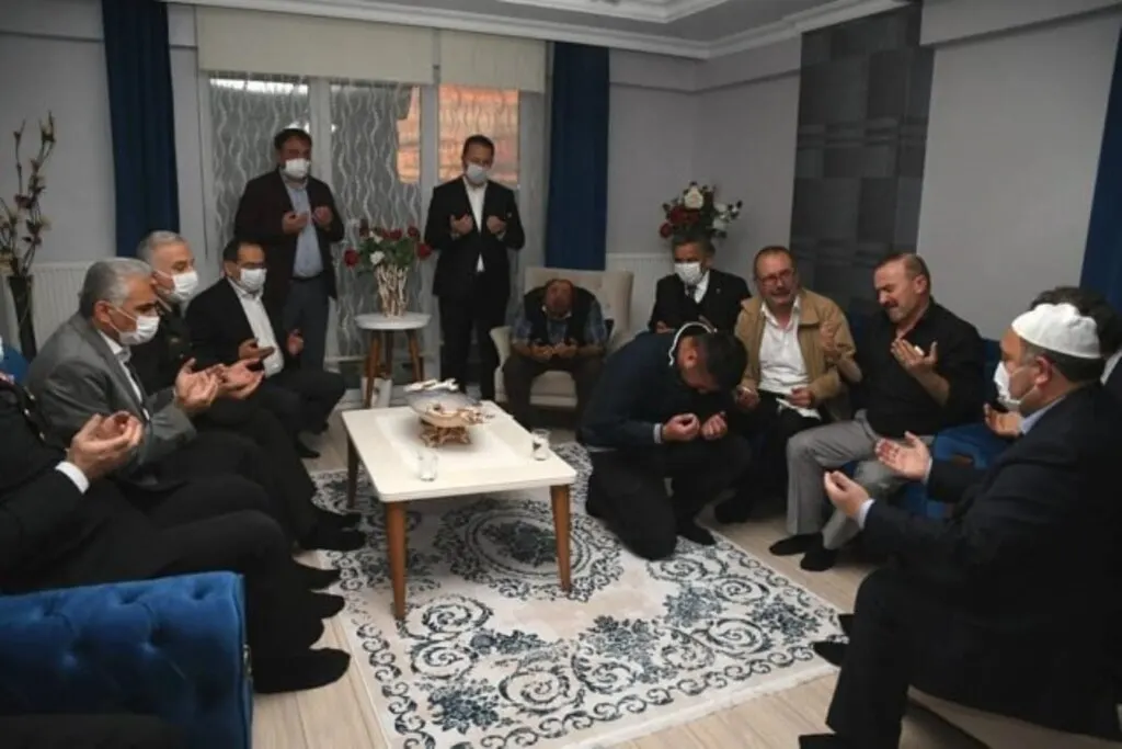 Samsunlu Polis Memuru Atakan Arslan'ın evinde dualar okundu