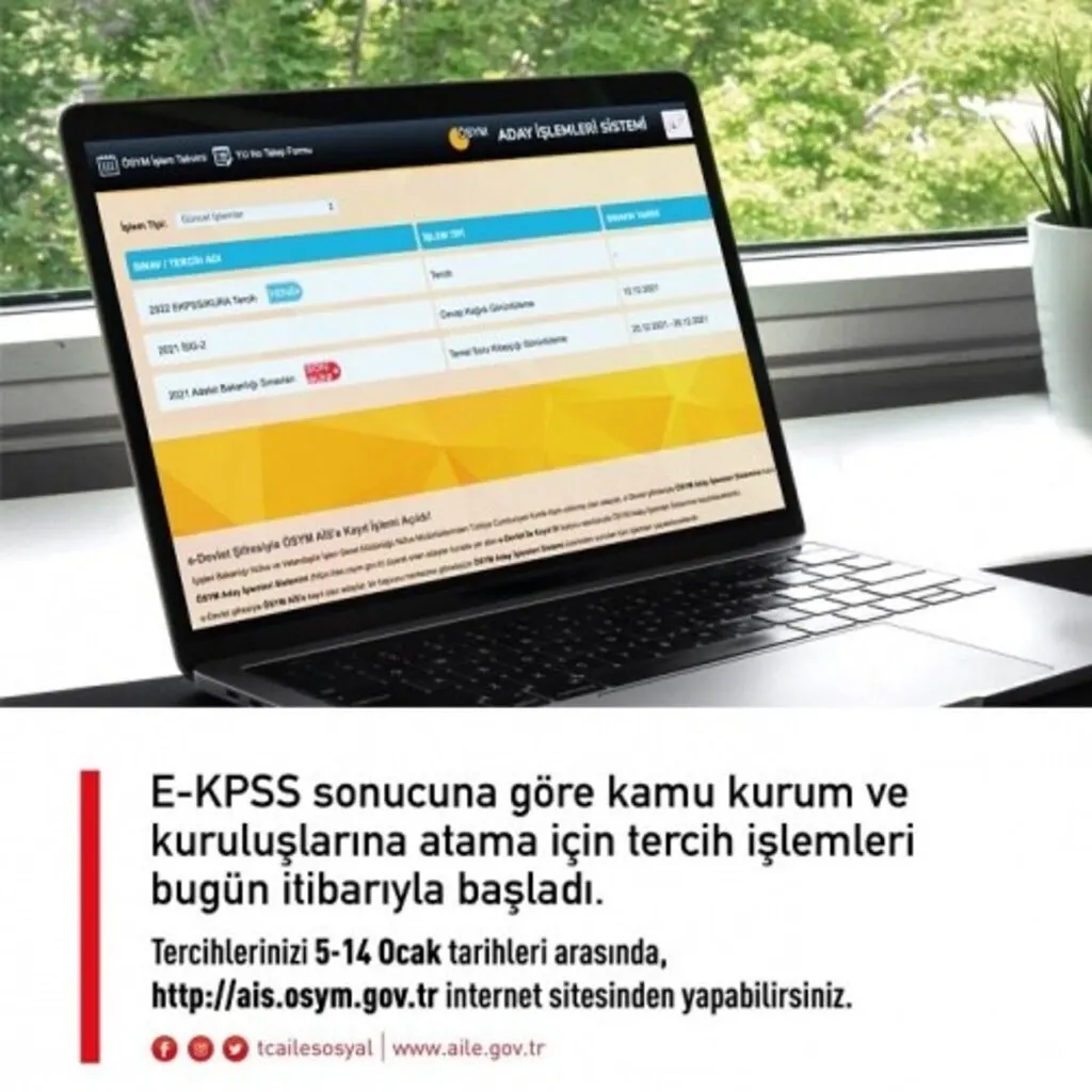 E-KPSS sonucuna göre kamuda atama için tercihler başladı!