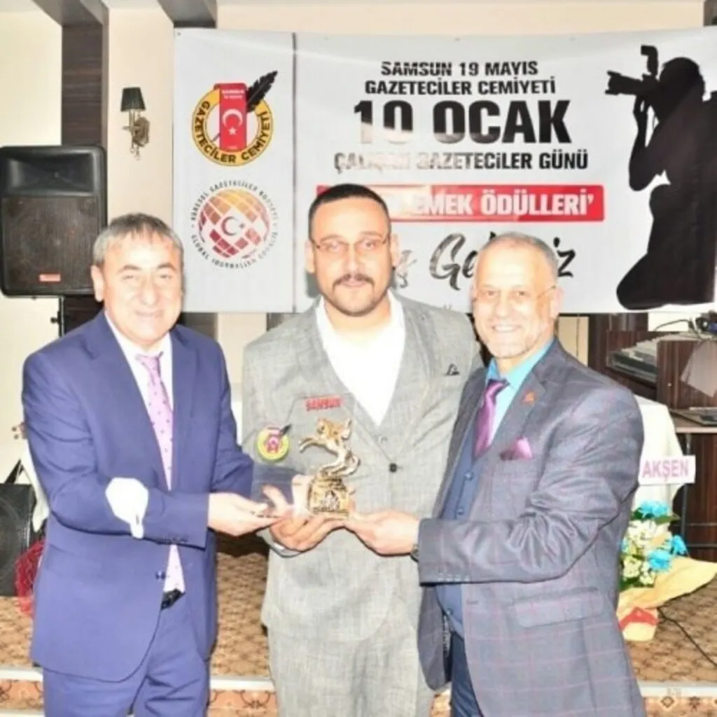 Samsun Basın Emek Ödülleri sahiplerini buldu