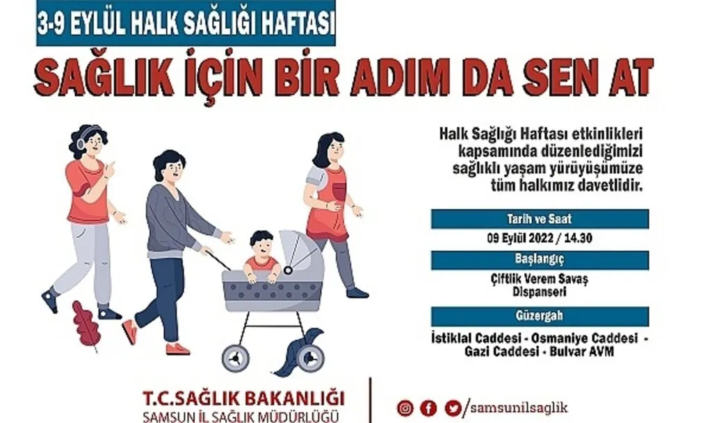 Samsun'da bugün yürüyüş var!