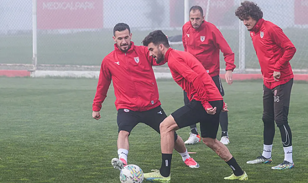 Samsunspor Boluspor maçı hazırlıklarını sürdürüyor