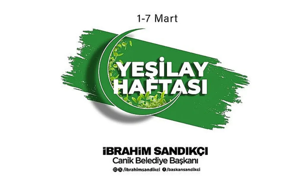Canik Belediyesi'nden Yeşilay Haftası Mesajı