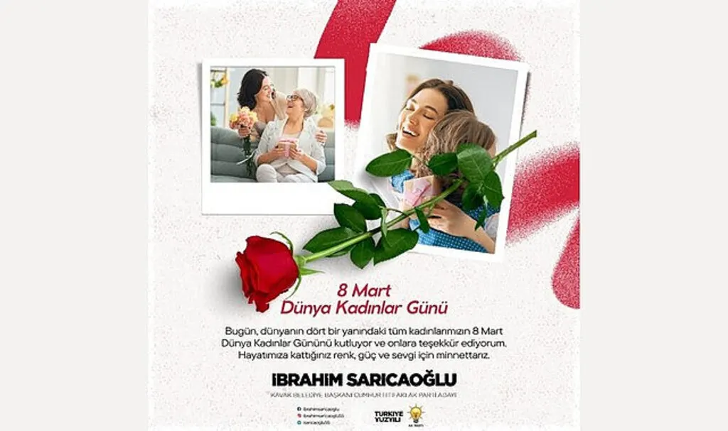 Kavak Belediyesi'nden 8 Mart Dünya Kadınlar Günü Mesajı