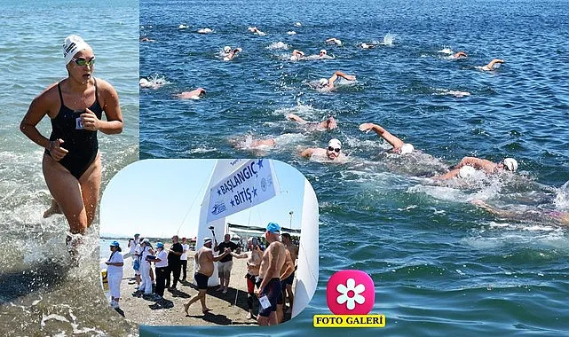 Terme Açık Su Yüzme Yarışması Fotoğrafları