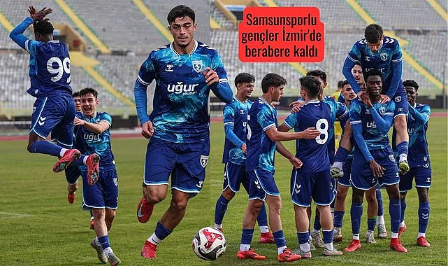 Samsunspor U19 İzmir'de Göztepe U19 ile Berabere Kaldı