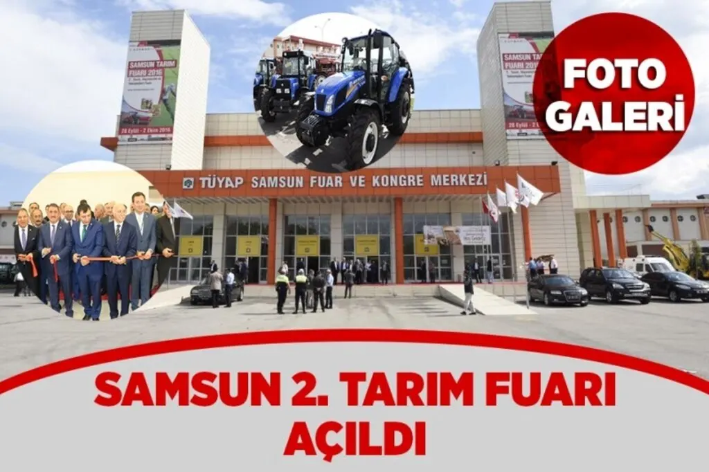 Samsun 2. Tarım Fuarı açıldı