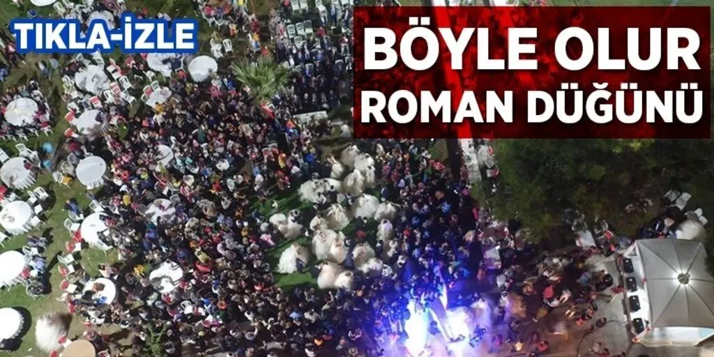 Böyle olur roman düğünü