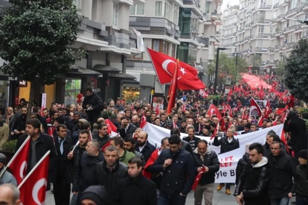 Teröre karşı Samsun tek yürek oldu
