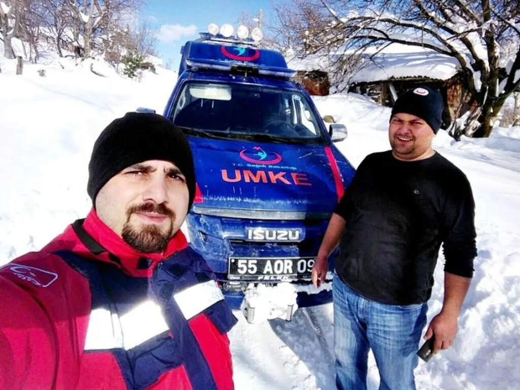 Samsun UMKE Gönüllü Kar Mesaisi