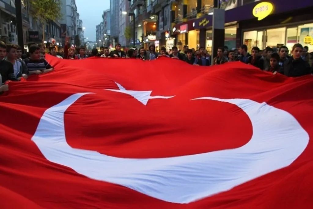 Samsun İmam Hatip Lisesi öğrencileri'nden Mescid-i Aksa yürüyüşü