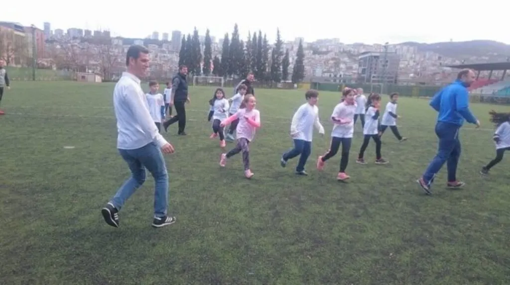 Canik Hasköy Cumhuriyet İlkokulu'ndan Babamla maçım var projesi