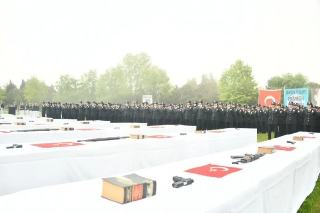 19 Mayıs Polis Meslek Yüksekokulu 17. Dönem'de 343 Genç Polis Mezun Etti