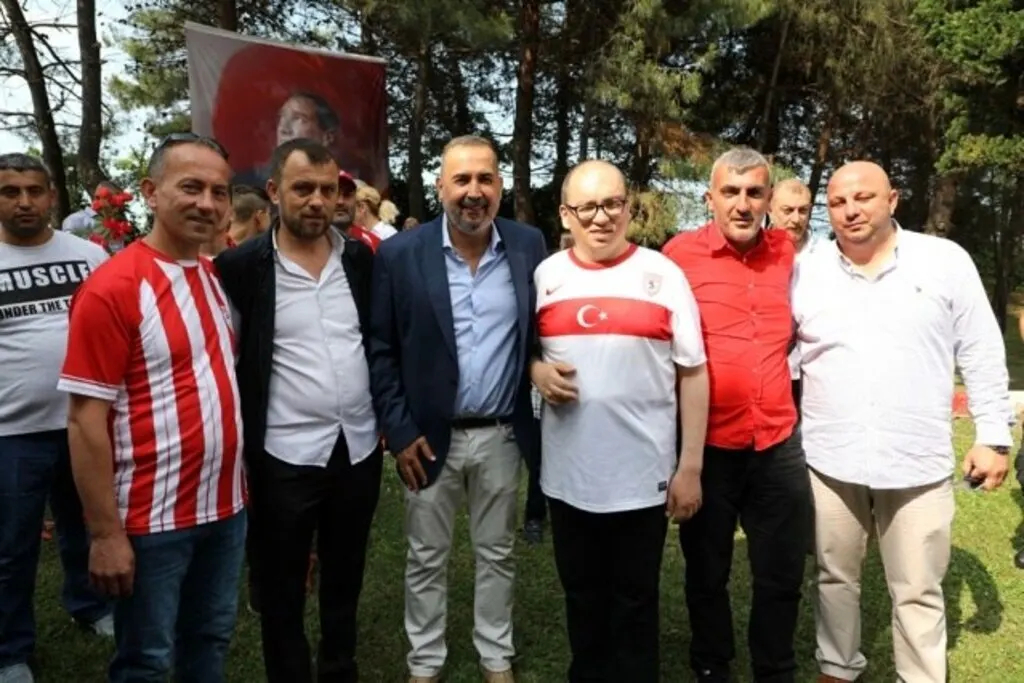 Samsunspor'da bayramlaşma