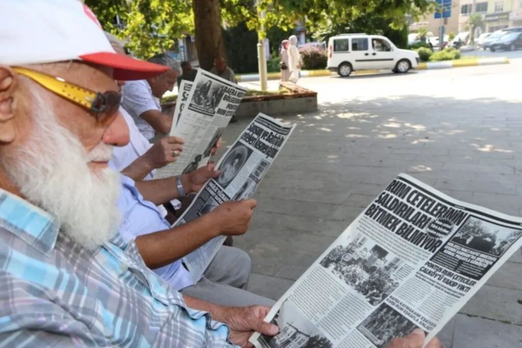 100. yıl gazetesine Bafralılardan yoğun ilgi