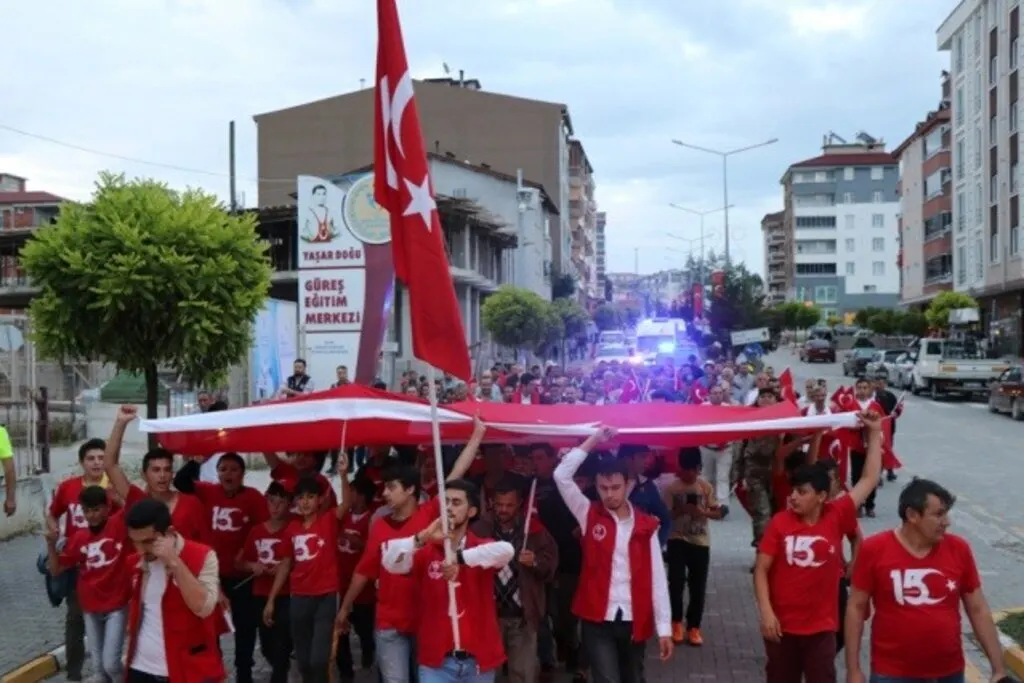 Kavak İlçesi'nde 15 Temmuz programı