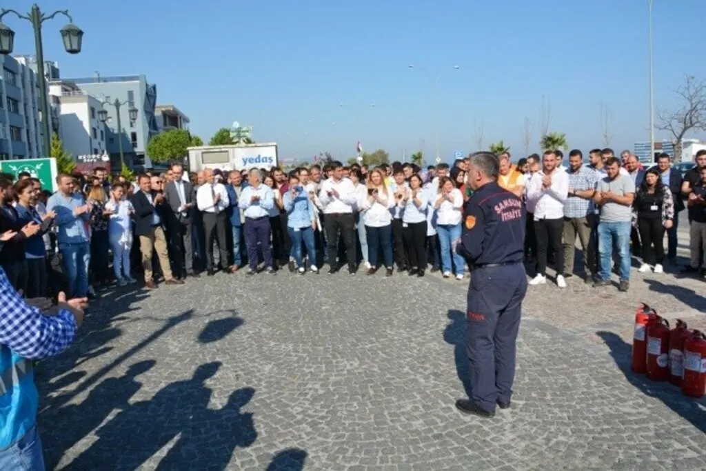 YEDAŞ’ta yangın tatbikatı