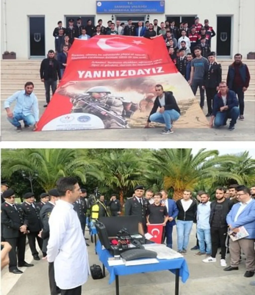 Öğrenciler ve idareciler Mehmetçiğin yanında!