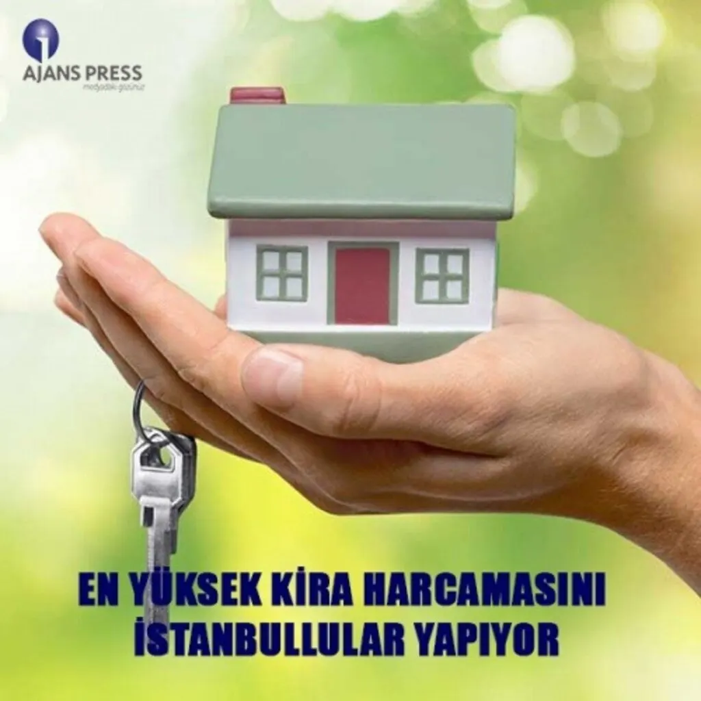 En yüksek kira harcamasını İstanbullular yapıyor