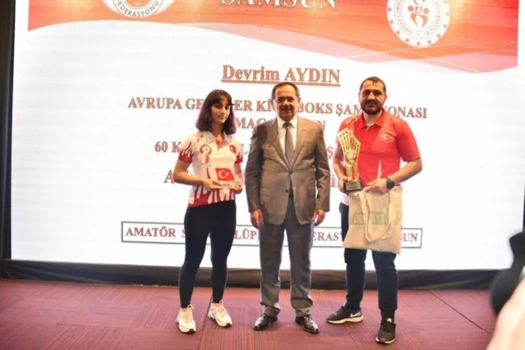 Samsun'da ASKF'den sporculara ödül