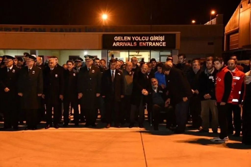 Şehit Kemal Sayar'ın naaşı Samsun'da