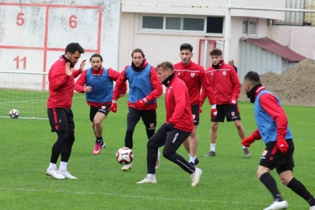 Yılport Samsunspor ısınma ve pas çalıştı - Samsunspor Haber