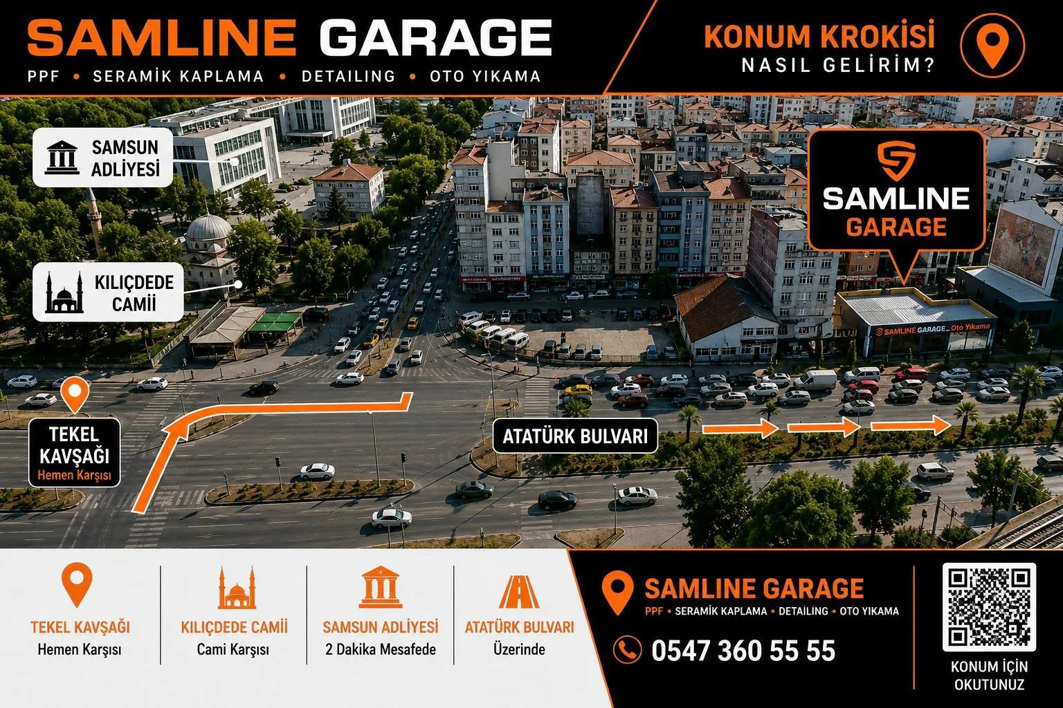 Samline Garage Samsun’un Yeni Premium Araç Bakım Merkezi - Fotoğraf 1