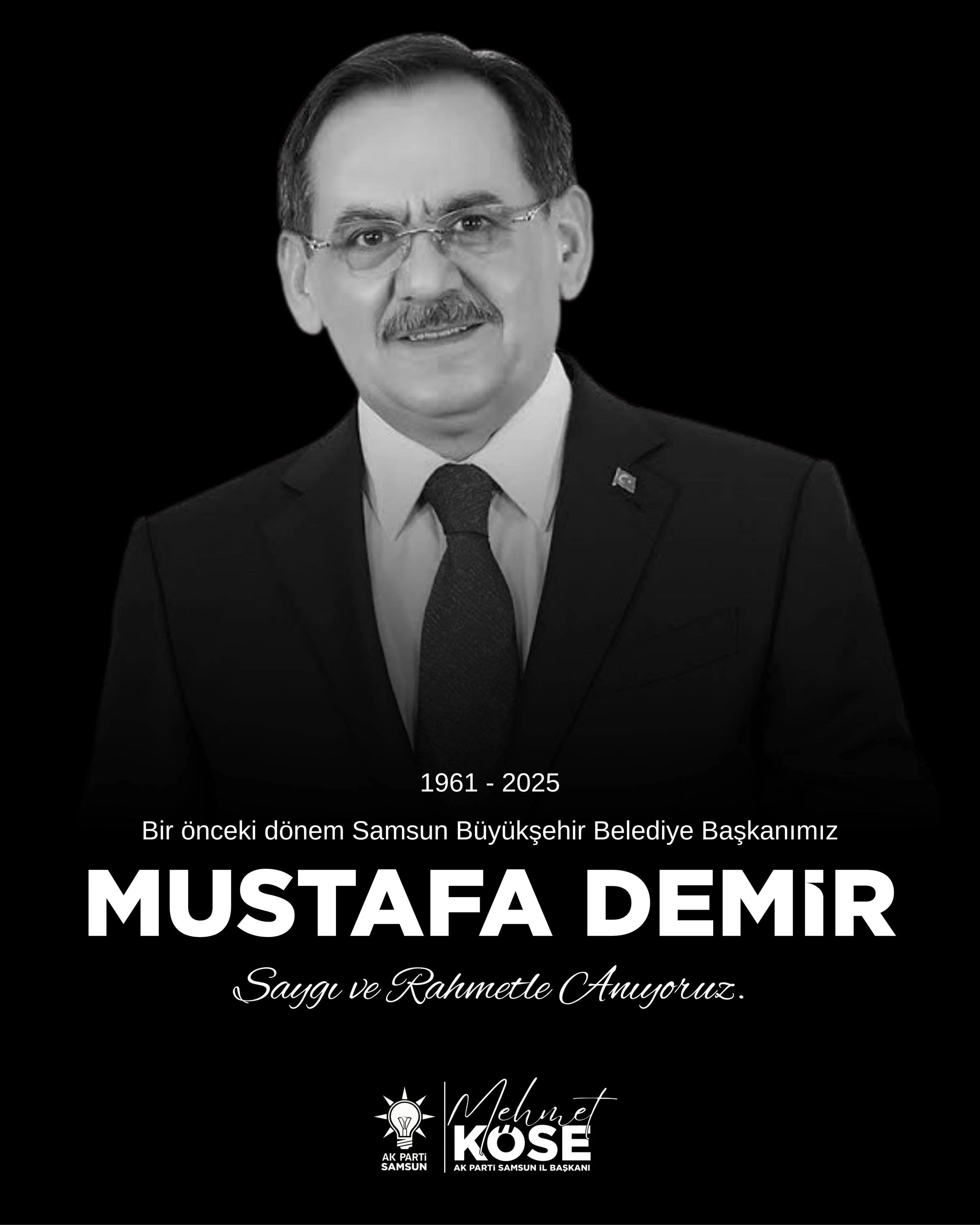 AK Parti Samsun Mustafa Demir'i vefat yıl dönümünde andı - Fotoğraf 1