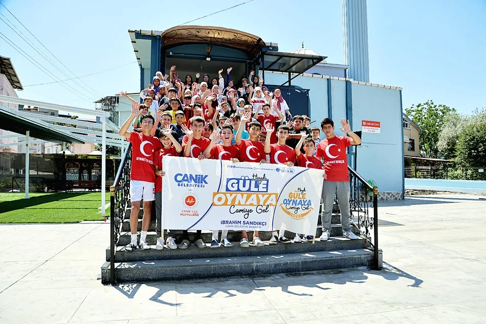 Canik'te çocuklar camilere akın ediyor! Haydi Güle Oynaya Camiye Gel projesine yoğun ilgi - Fotoğraf 4