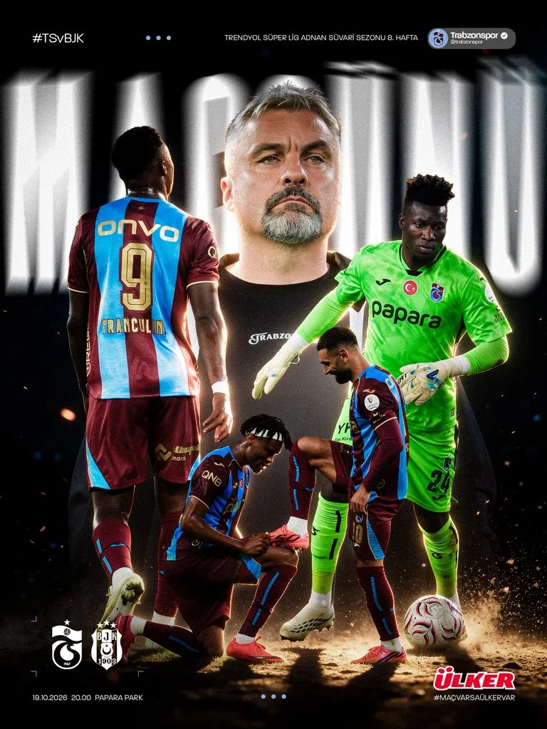 Trabzonspor maç günü paylaşımları Trabzonspor Beşiktaş Maçı Bu Akşam Saat Kaçta? Trabzonspor eksikler ve Trabzon Hava Durumu - Fotoğraf 1