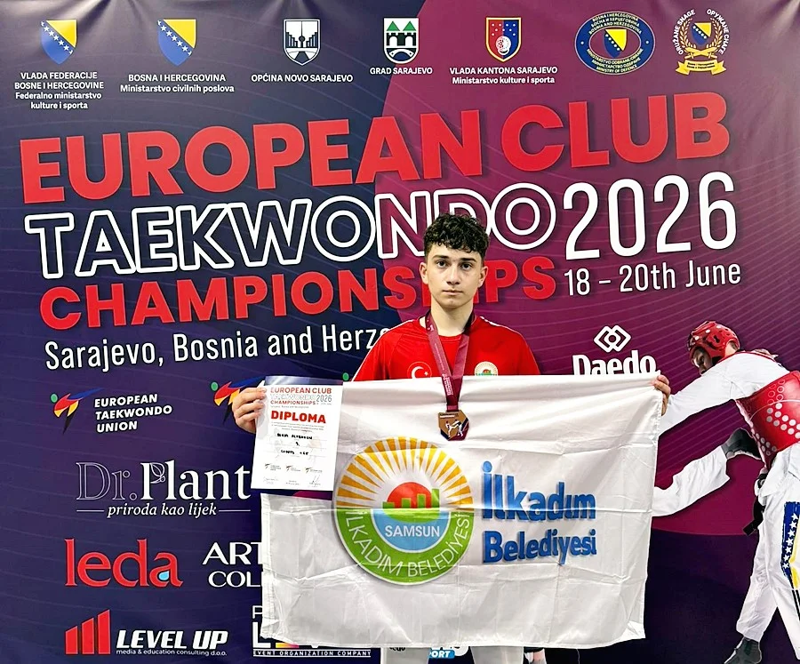 Avrupa Üçüncüsü Milli Sporcudan Başkan İhsan Kurnaz’a Ziyaret - Fotoğraf 2