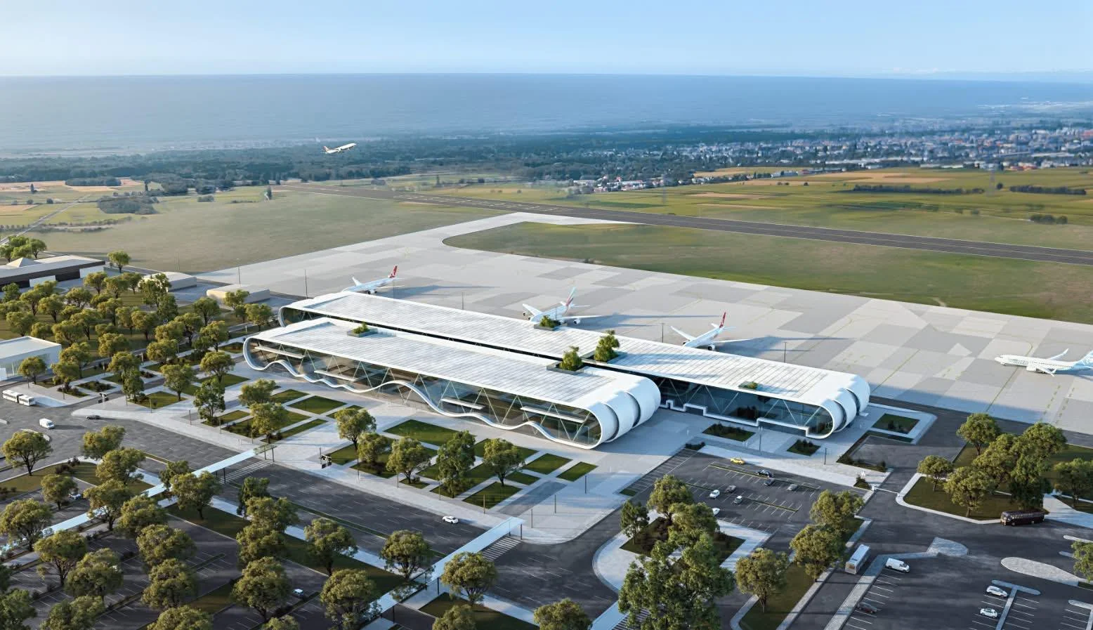 Samsun Çarşamba Havalimanı’nda Yeni Terminal İçin Temel Atıldı! Kapasite 3 Milyona Çıkacak - Fotoğraf 2