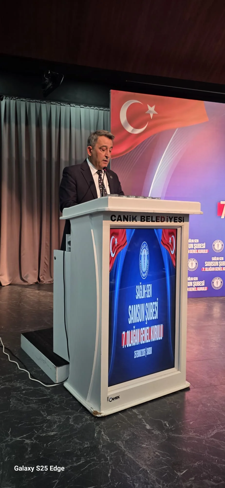 Sağlık-Sen Samsun Şubesi'nde Güven Tazeledi! İlyas Biçer Tek Listeyle Yeniden Başkan Seçildi - Fotoğraf 1