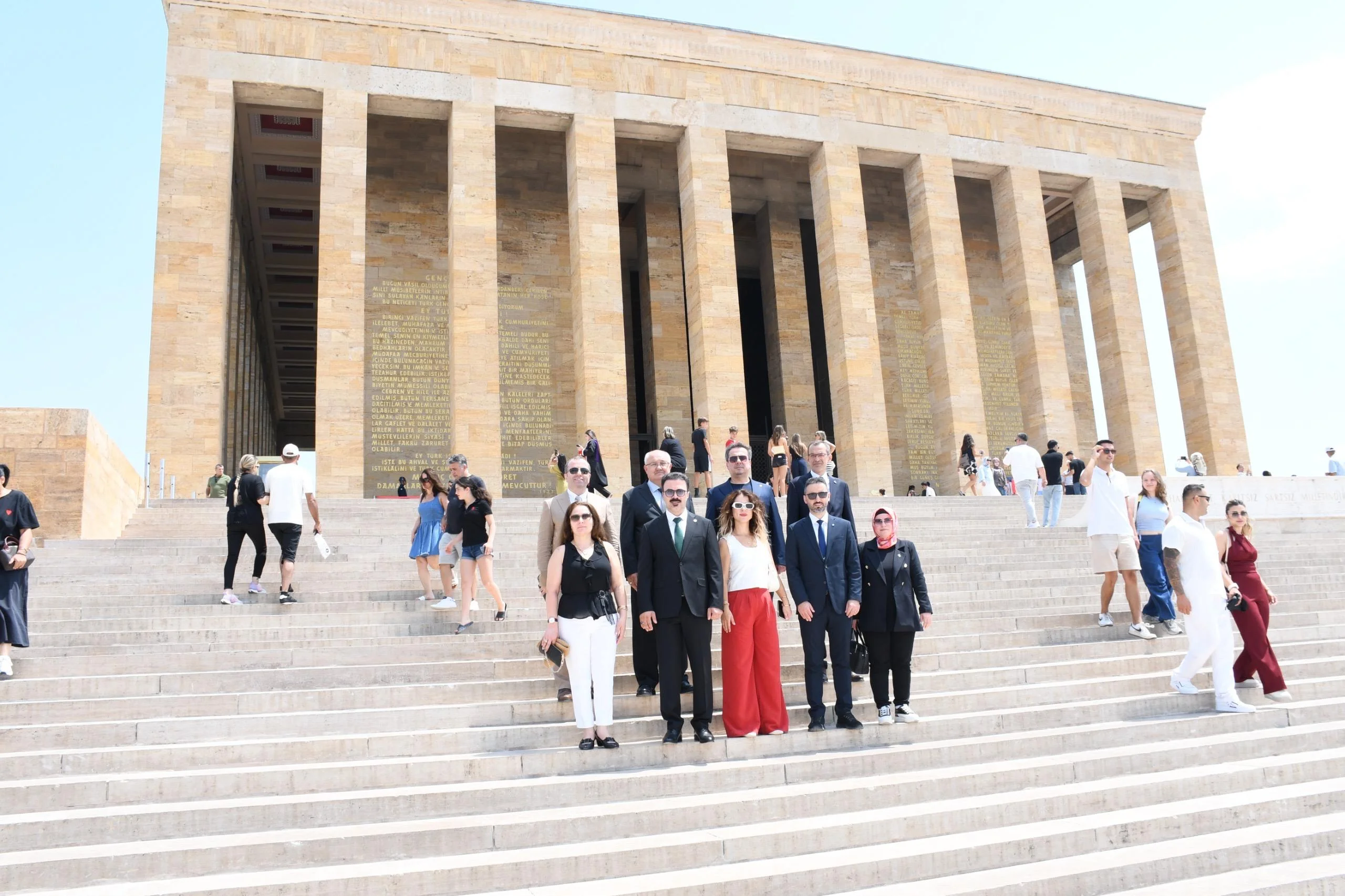 Samsun SMMMO Heyetinden Anıtkabir'e Anlamlı Ziyaret - Fotoğraf 4