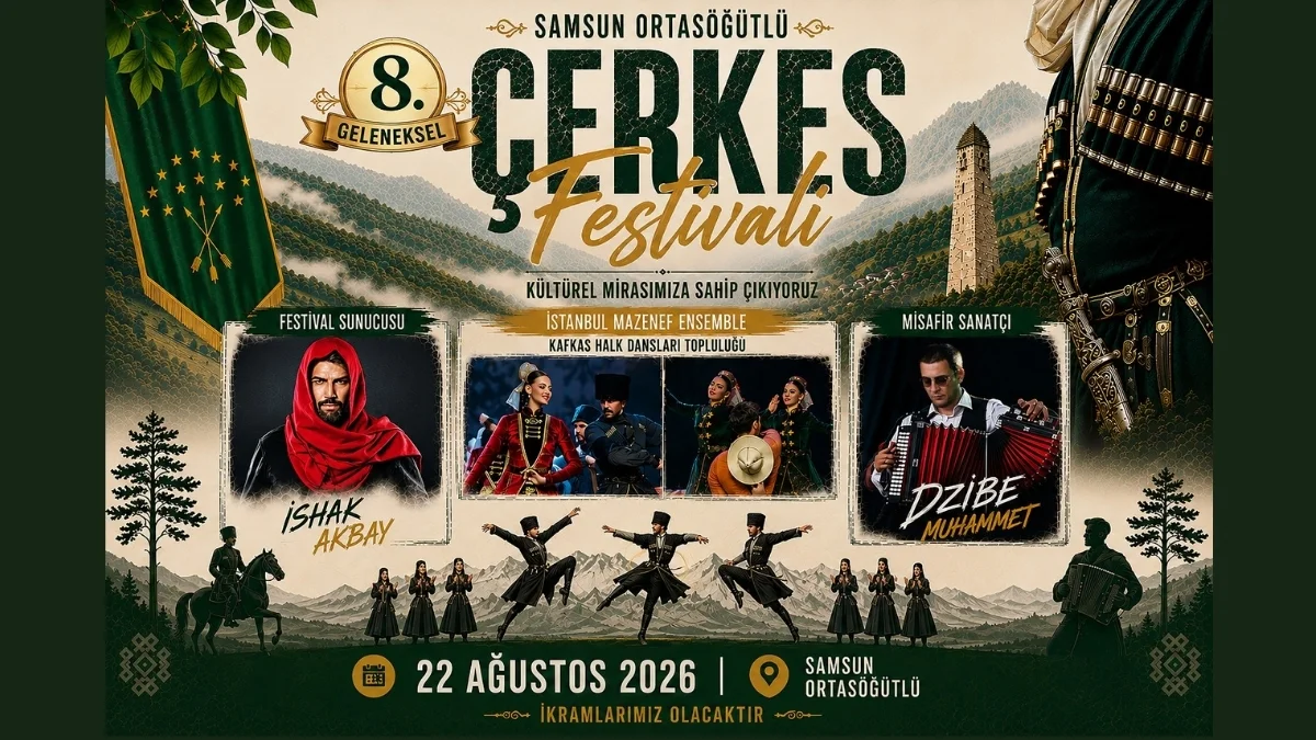 Samsun’da Kafkas rüzgârı esecek! 8. Geleneksel Çerkes Festivali başlıyor - Fotoğraf 1
