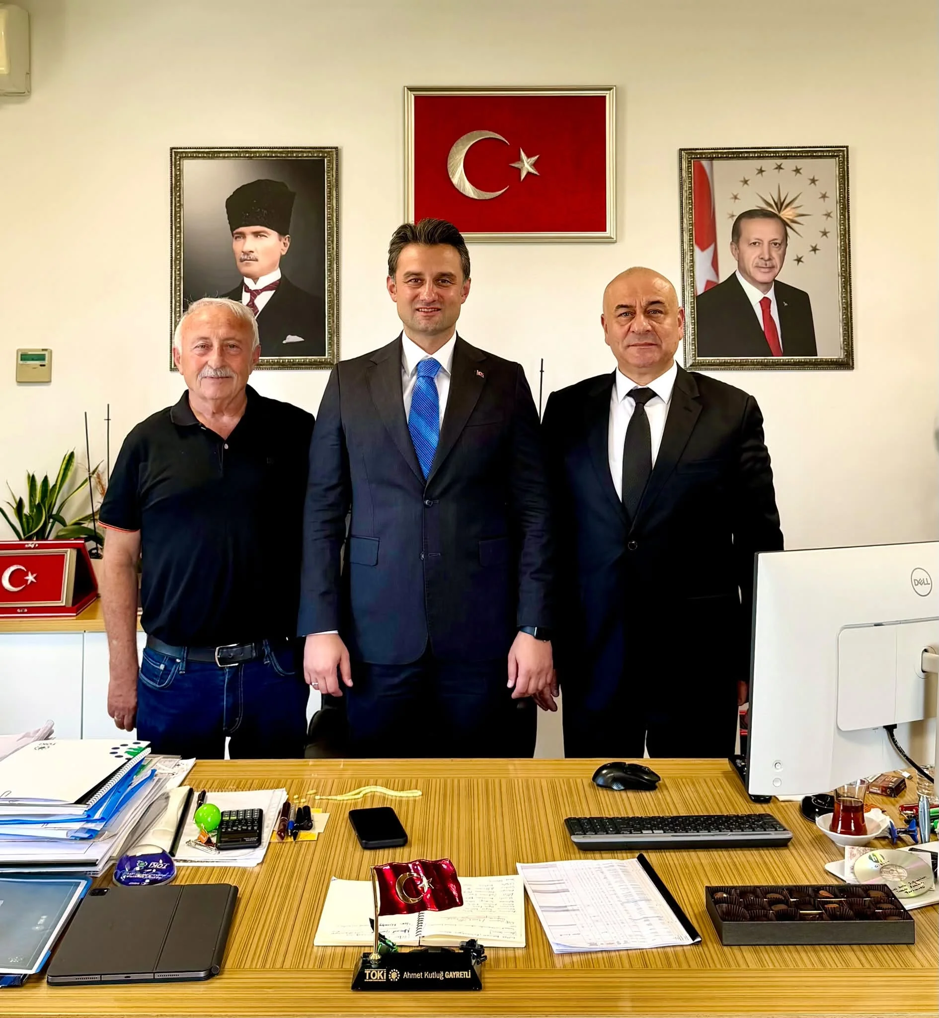 Samsun’dan TOKİ Başkan Yardımcılığı görevine atanan Gayretli’ye hayırlı olsun ziyareti - Fotoğraf 2