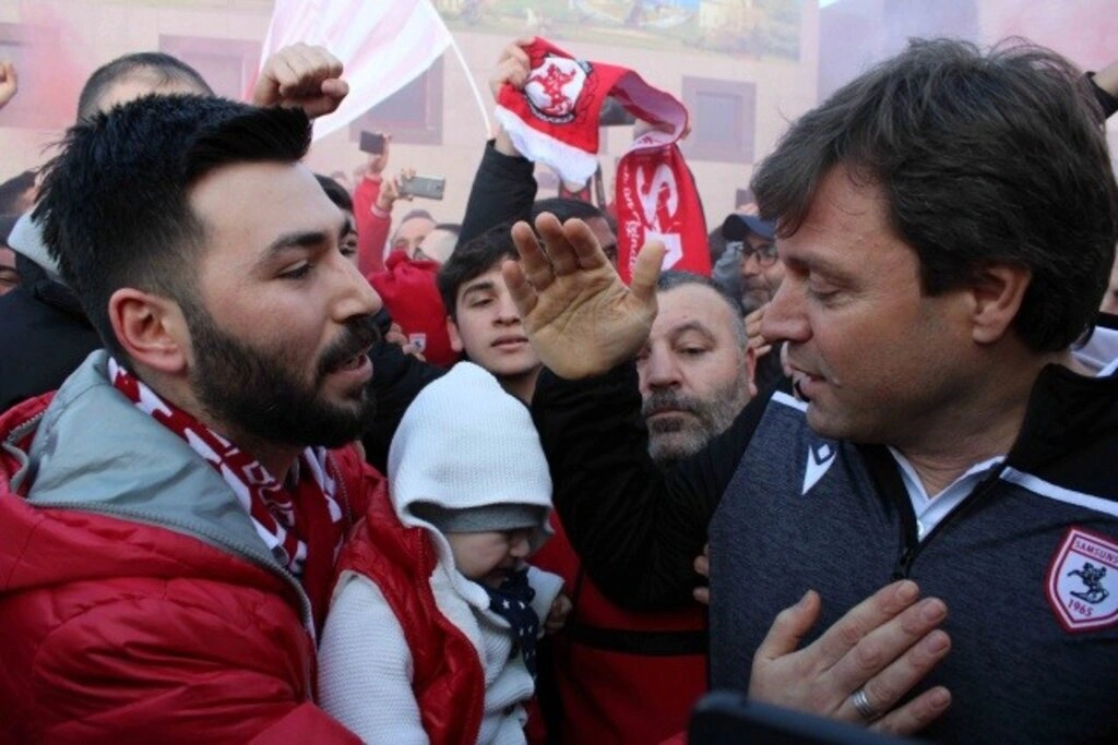 Taraftardan Samsunspor'a Coşkulu Karşılama - Resim 7