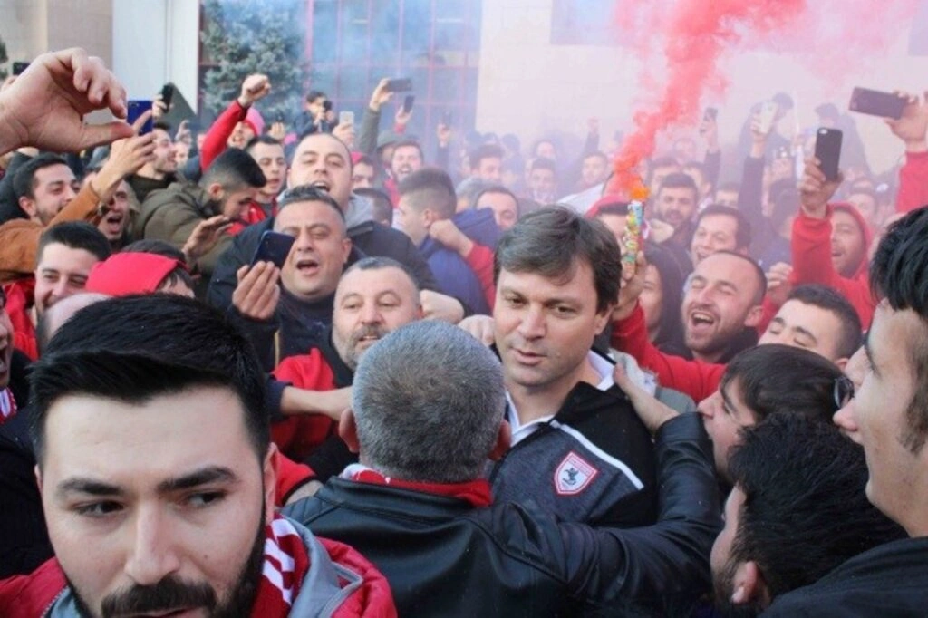 Taraftardan Samsunspor'a Coşkulu Karşılama - Resim 8